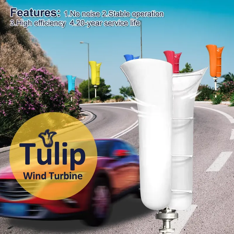 New Arrival Tulip Shape 800W 1 - огляд і ціна Wind Turbine Generator